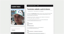 Desktop Screenshot of blog.leandroinacio.eti.br